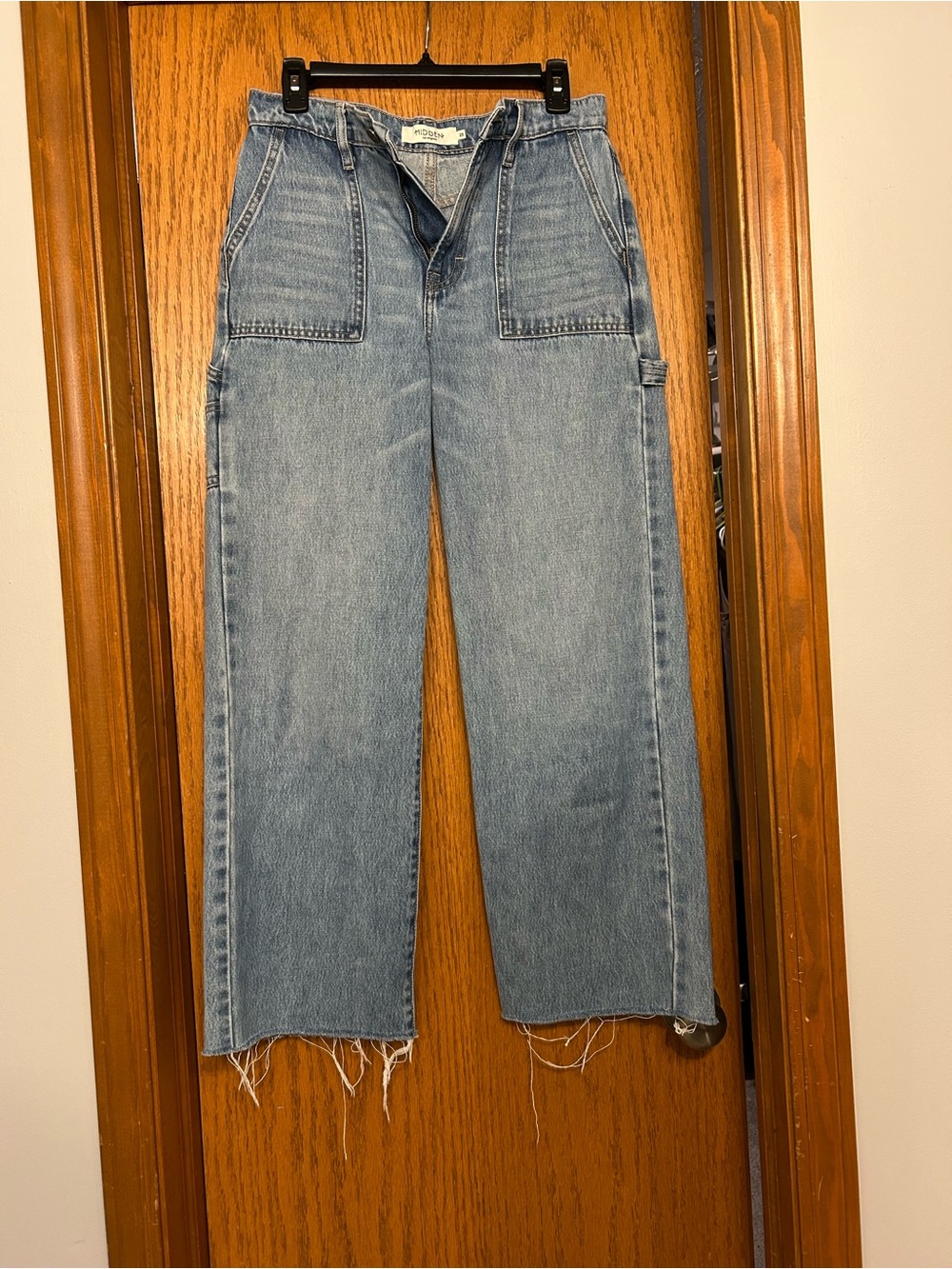 High-Rise Light Wash Wide-Leg Women's Jeans